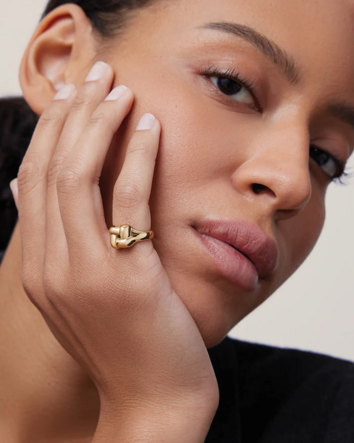 Woven Square Signet Ring