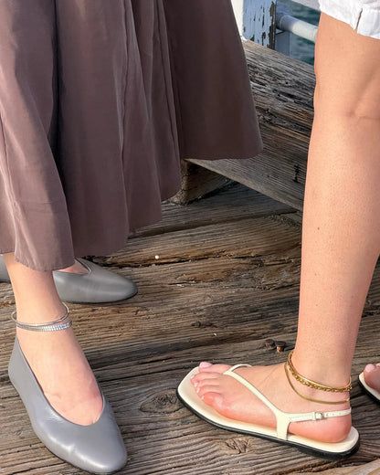 Textured Anklet Stack